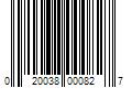 Barcode Image for UPC code 020038000827