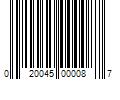 Barcode Image for UPC code 020045000087