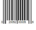 Barcode Image for UPC code 020052000056