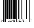 Barcode Image for UPC code 020053362757