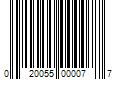 Barcode Image for UPC code 020055000077