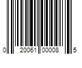 Barcode Image for UPC code 020061000085