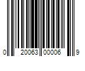 Barcode Image for UPC code 020063000069