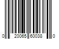 Barcode Image for UPC code 020065600380