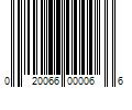 Barcode Image for UPC code 020066000066