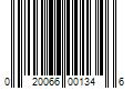 Barcode Image for UPC code 020066001346