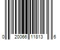 Barcode Image for UPC code 020066118136