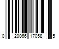 Barcode Image for UPC code 020066170585