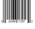 Barcode Image for UPC code 020066172572