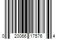 Barcode Image for UPC code 020066175764