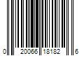 Barcode Image for UPC code 020066181826