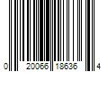 Barcode Image for UPC code 020066186364