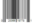 Barcode Image for UPC code 020066187781