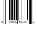 Barcode Image for UPC code 020066187804