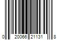 Barcode Image for UPC code 020066211318