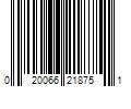 Barcode Image for UPC code 020066218751