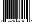 Barcode Image for UPC code 020066221539