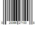 Barcode Image for UPC code 020066271008