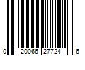 Barcode Image for UPC code 020066277246