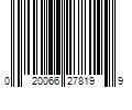 Barcode Image for UPC code 020066278199