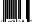 Barcode Image for UPC code 020066317850