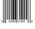 Barcode Image for UPC code 020066319946