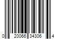 Barcode Image for UPC code 020066343064