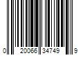 Barcode Image for UPC code 020066347499