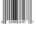 Barcode Image for UPC code 020066381677. Product Name: Rust-Oleum 12 oz Painter's Touch 2X Ultra Cover Ultra Matte Black Spray Paint & Primer