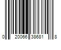 Barcode Image for UPC code 020066386818