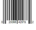 Barcode Image for UPC code 020066429782