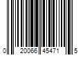 Barcode Image for UPC code 020066454715