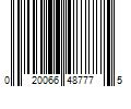 Barcode Image for UPC code 020066487775