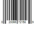 Barcode Image for UPC code 020066721589