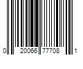 Barcode Image for UPC code 020066777081