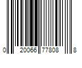 Barcode Image for UPC code 020066778088