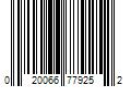 Barcode Image for UPC code 020066779252