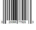 Barcode Image for UPC code 020066779283