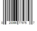 Barcode Image for UPC code 020066779757