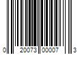 Barcode Image for UPC code 020073000073