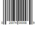 Barcode Image for UPC code 020074000089. Product Name: 