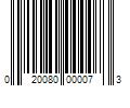 Barcode Image for UPC code 020080000073