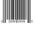 Barcode Image for UPC code 020080000080