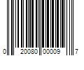 Barcode Image for UPC code 020080000097