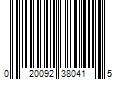 Barcode Image for UPC code 020092380415