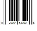 Barcode Image for UPC code 020094630006