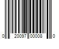 Barcode Image for UPC code 020097000080