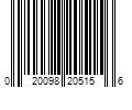 Barcode Image for UPC code 020098205156