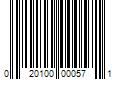 Barcode Image for UPC code 020100000571