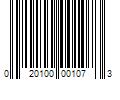 Barcode Image for UPC code 020100001073